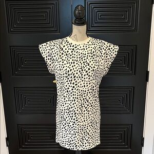 Black and White Animal Print Dress